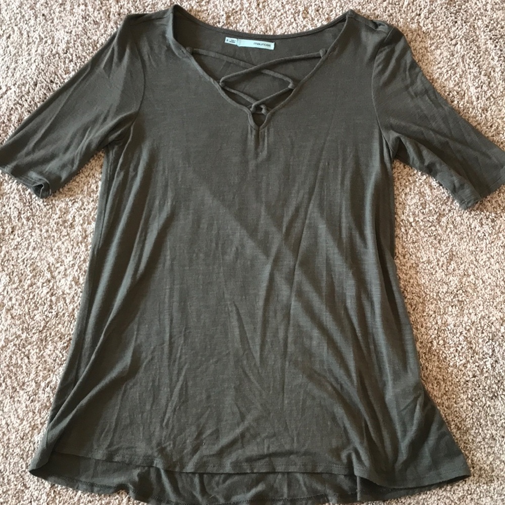 Maurices green top